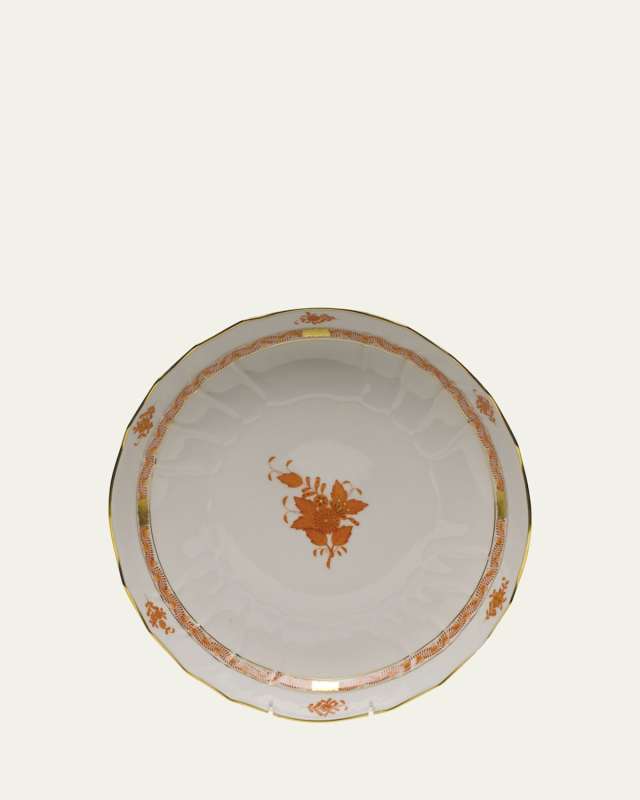 Chinese Bouquet Rust Open Vegetable Bowl